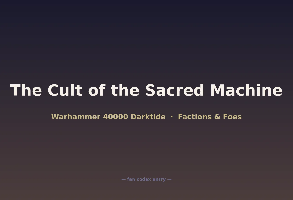 The Cult of the Sacred Machine