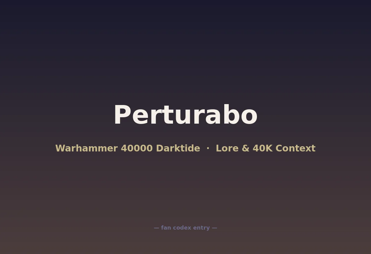 Perturabo