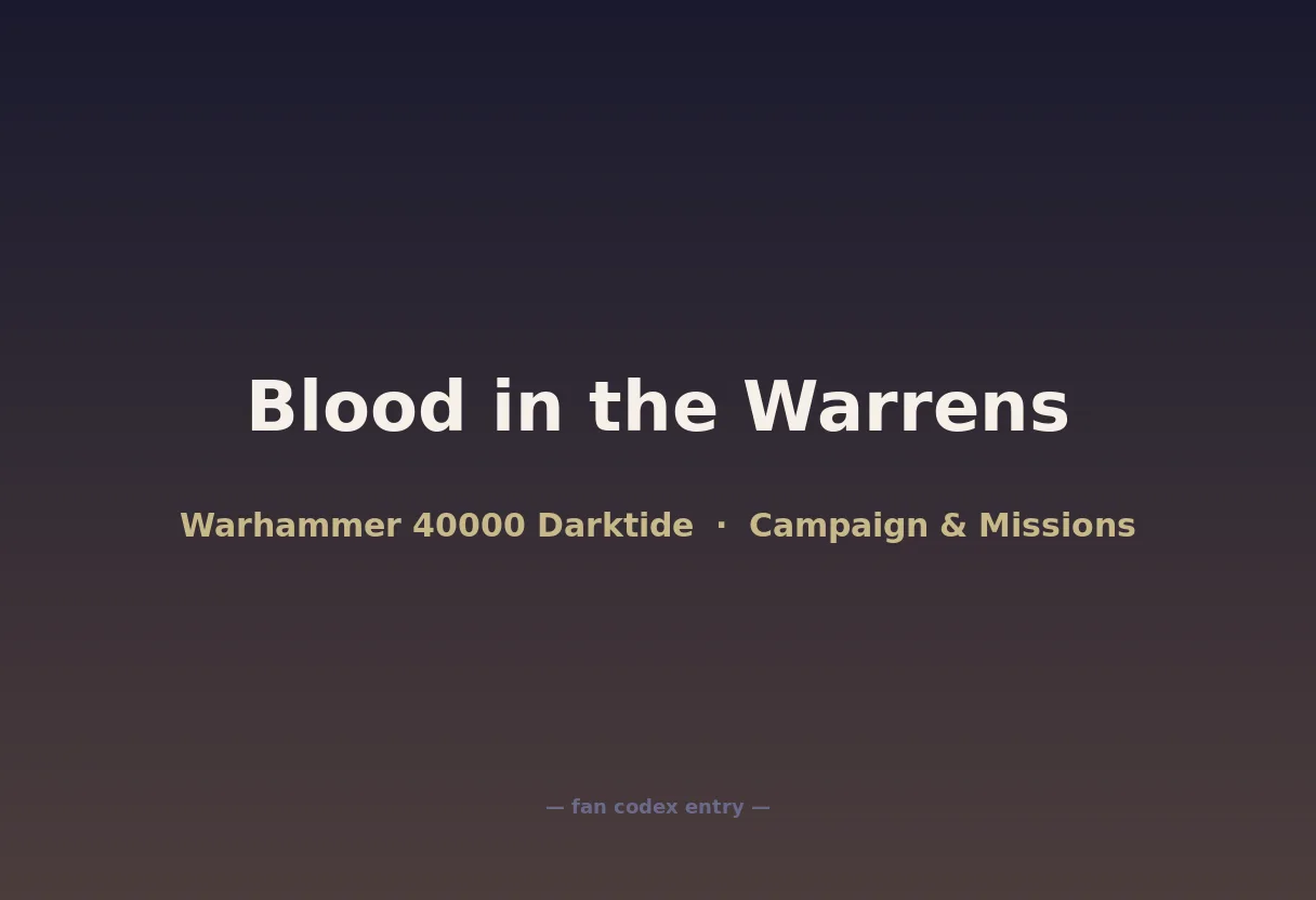 Blood in the Warrens