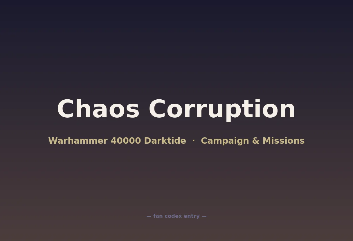 Chaos Corruption