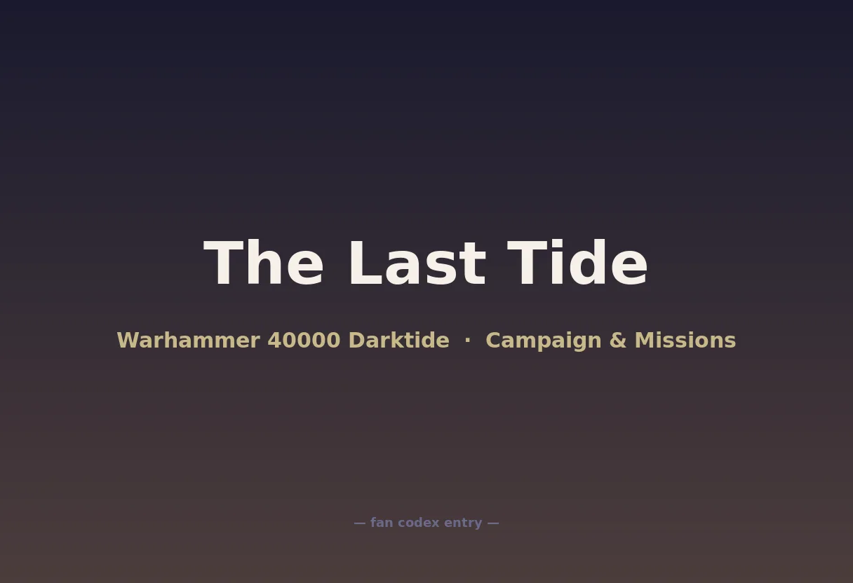 The Last Tide