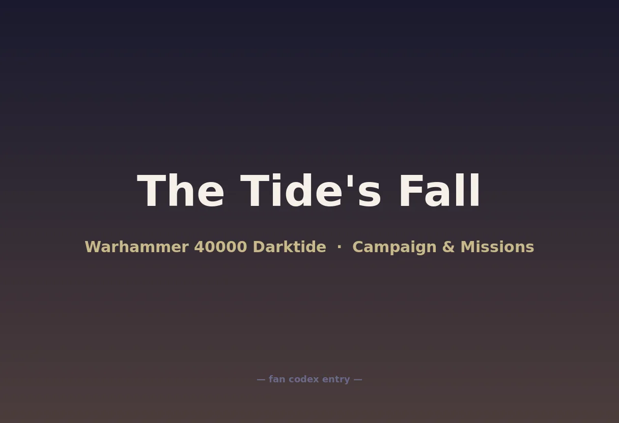 The Tide's Fall